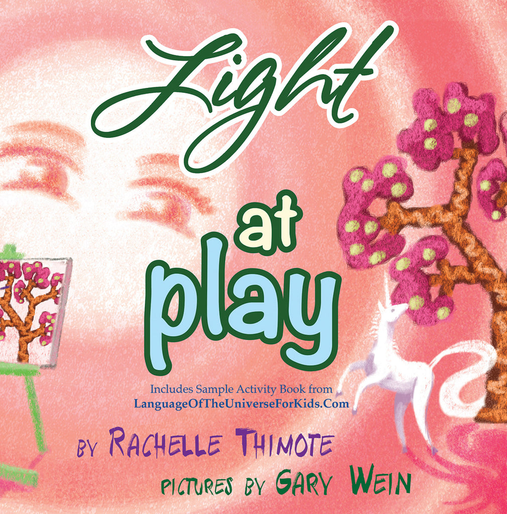 Light at Play book cover white unicorn